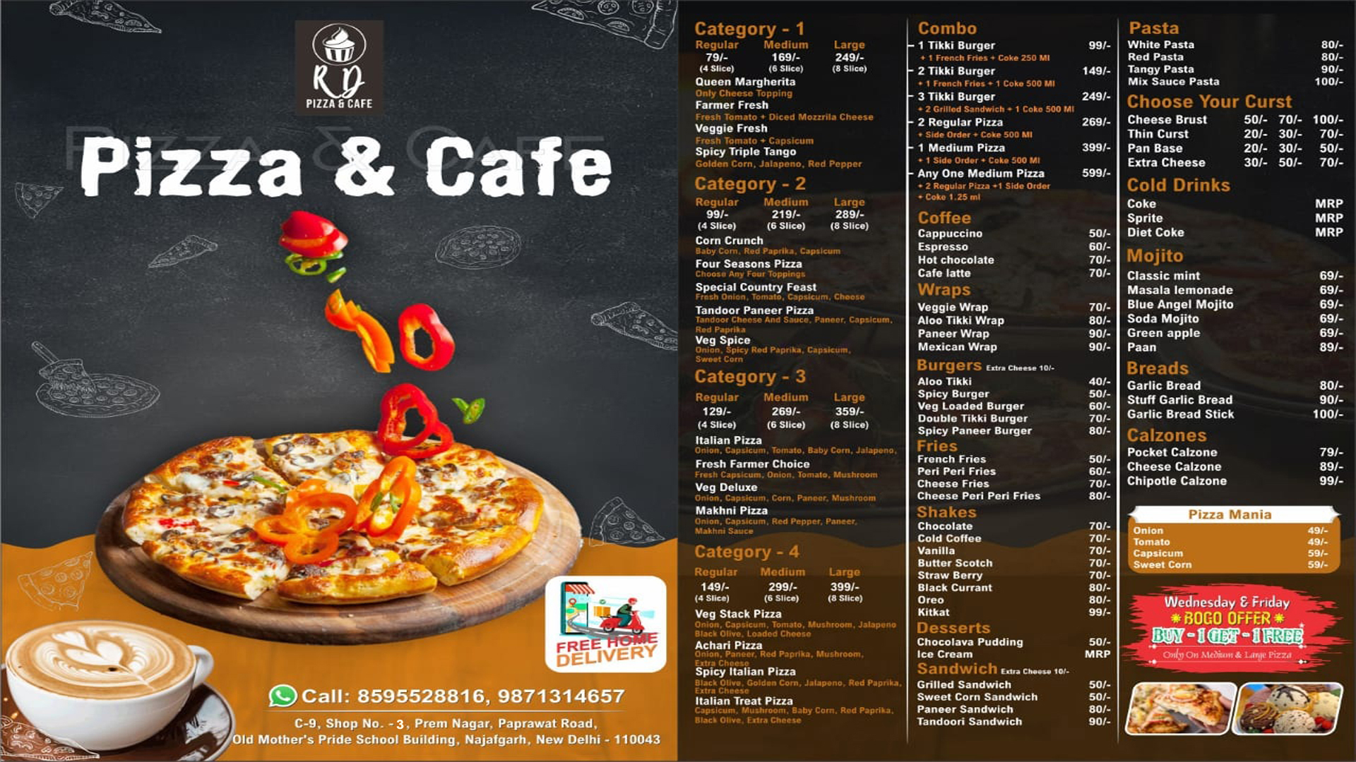 RD Cake Town Menu & Pricing